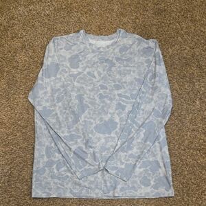 Drake Light Gray Camo Long Sleeve Shirt